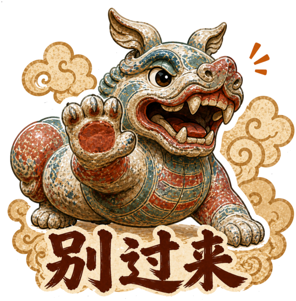 Fierce Guardian relic sticker