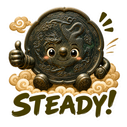 Steady sticker